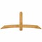 Ekena Millwork Bellingham Rough Sawn Timber Gable Bracket, Western Red Cedar, 84"W x 35"H x 2"D x 6"F, 10/12 Pitch GBW084X35X0206BEL00RWR - alternate 1